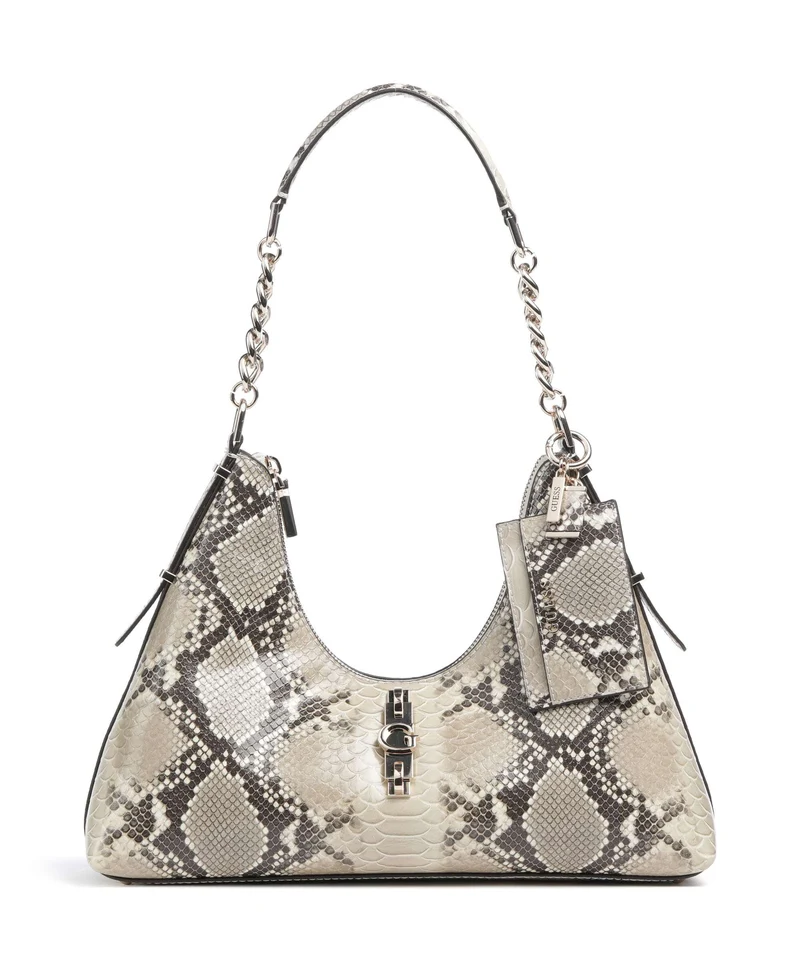 Guess Yvonne Schultertasche natural