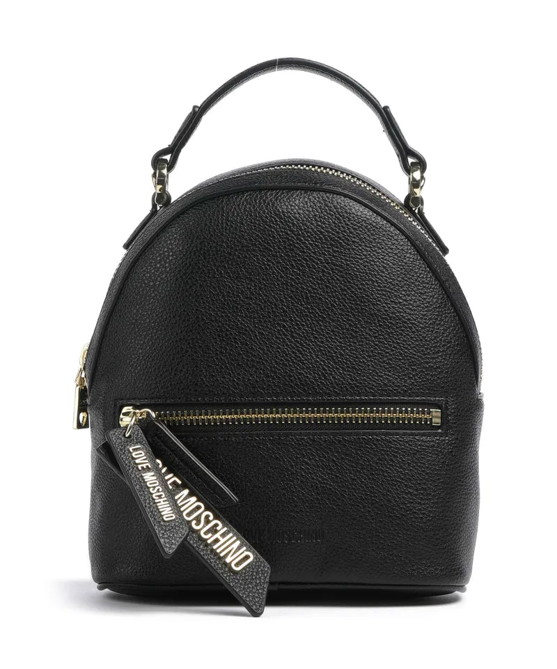 Love Moschino Signature Rucksack nero
