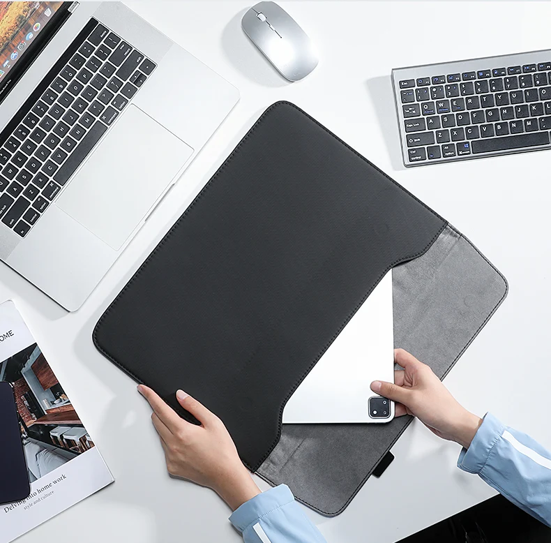 MINIMALISTISCH: Ultradünne Laptoptasche