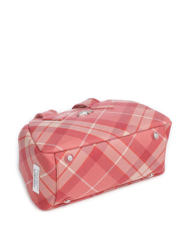Vivienne Westwood Archive Wool Tartan Medium Schultertasche fraser pink