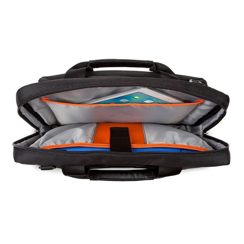 CitySmart 14" Slimline Topload Laptop-Tasche - Schwarz/Grau