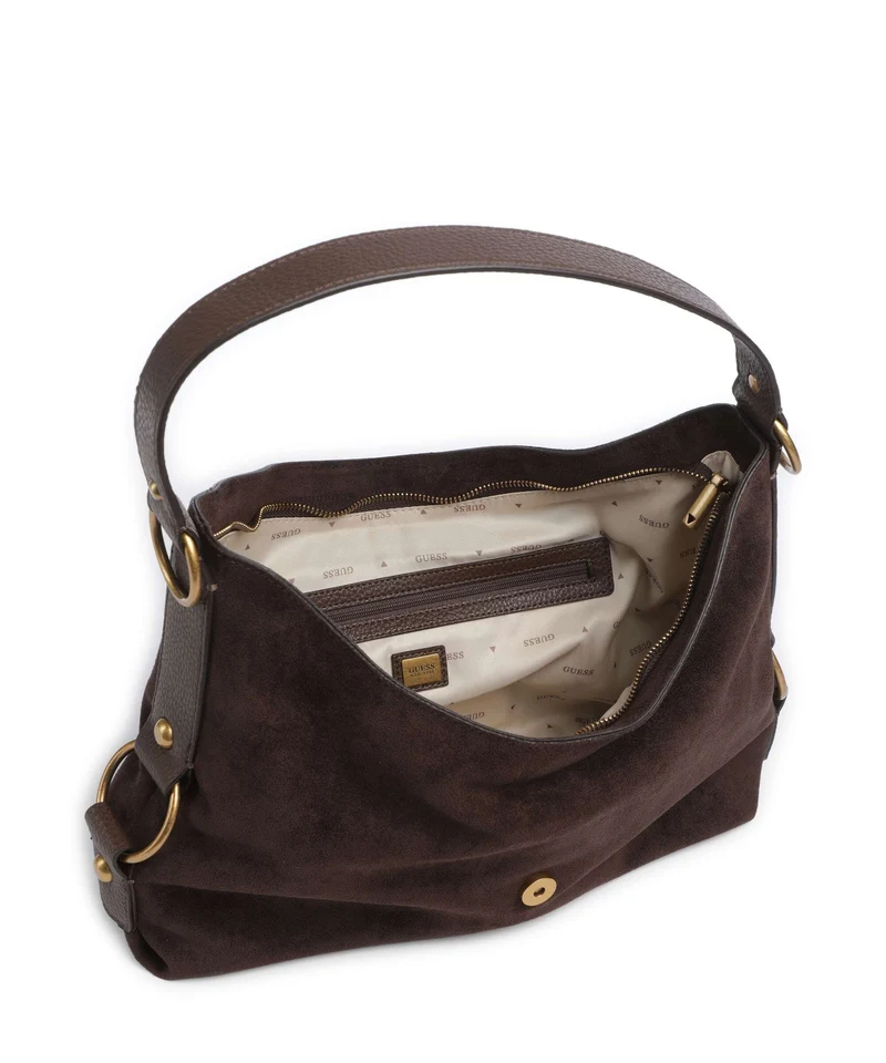 Guess Camden Beuteltasche espresso