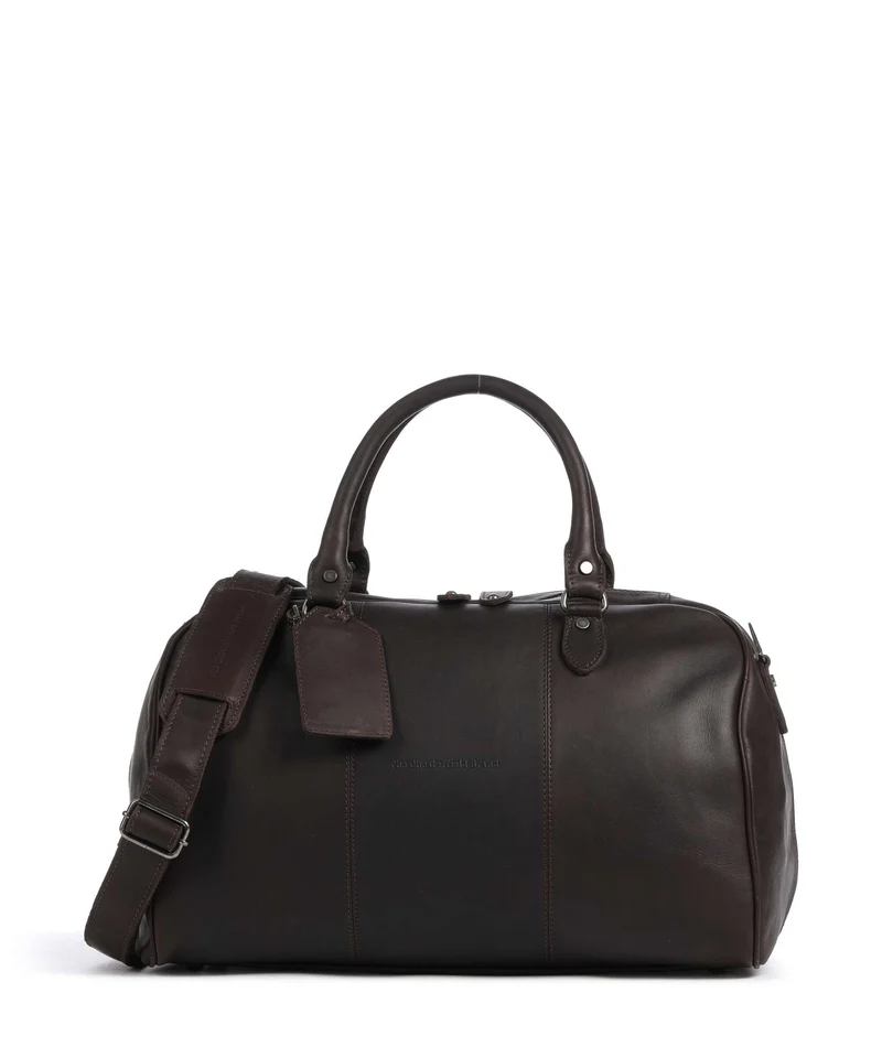 The Chesterfield Brand Wax Pull Up Cow Liam II Weekender brown