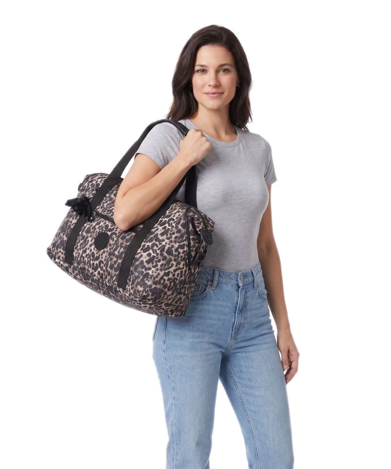 Kipling Basic Art M Shopper wild leopard