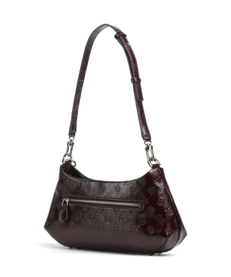 Guess Carmella Schultertasche burgundy logo