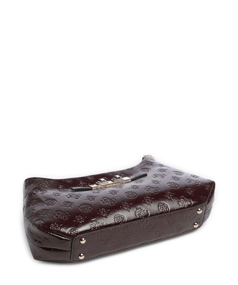 Guess Carmella Schultertasche burgundy logo