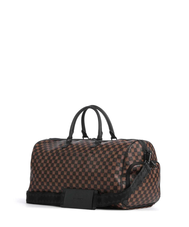 Sprayground Sharks In Paris Wtf Bubble Brown Check Weekender brown