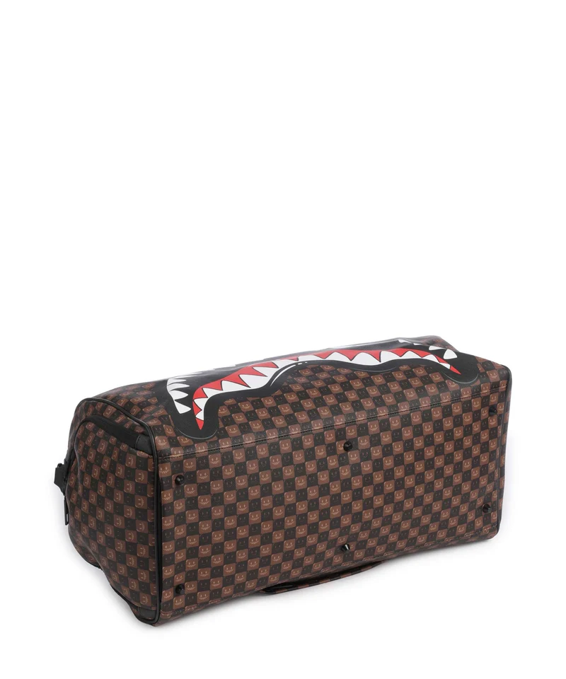 Sprayground Sharks In Paris Wtf Bubble Brown Check Weekender brown