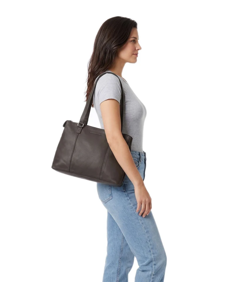The Chesterfield Brand Serene Marvos Schultertasche clay grey