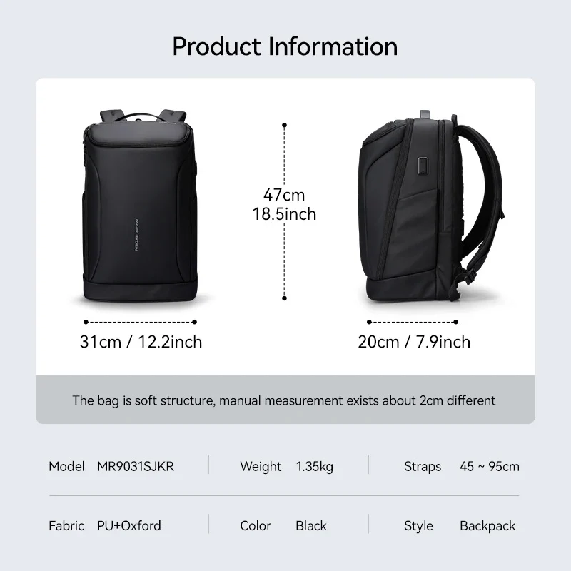 VOYAGER PRO: Laptop-Rucksack für Geschäftsreisen