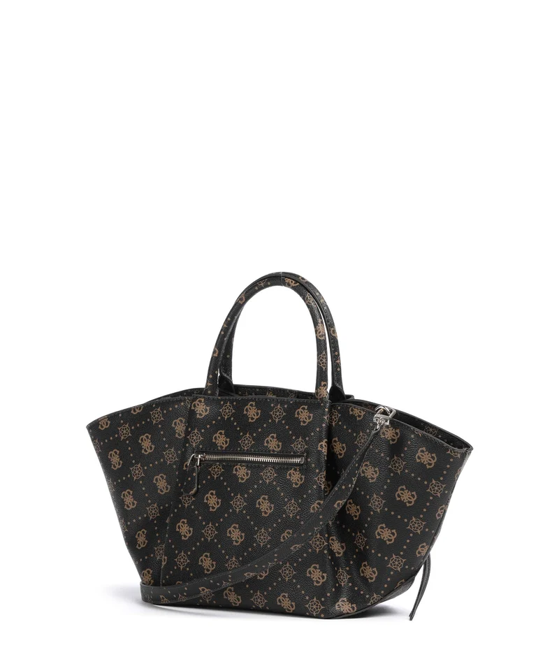 Guess Allegra Girlfriend Logo Handtasche espresso logo