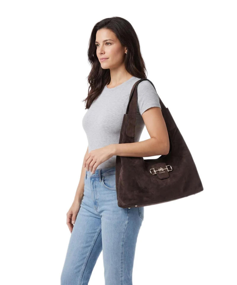 Guess Sunset Beuteltasche espresso