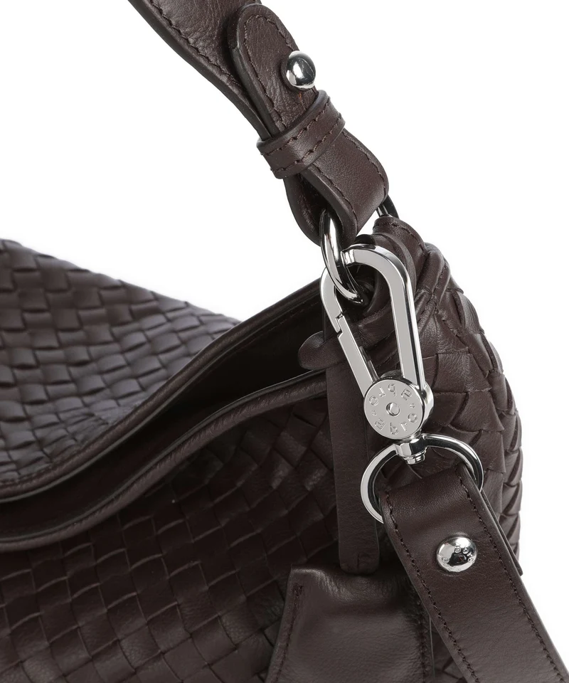 Abro Savage Elvi Small Beuteltasche dark brown/silver