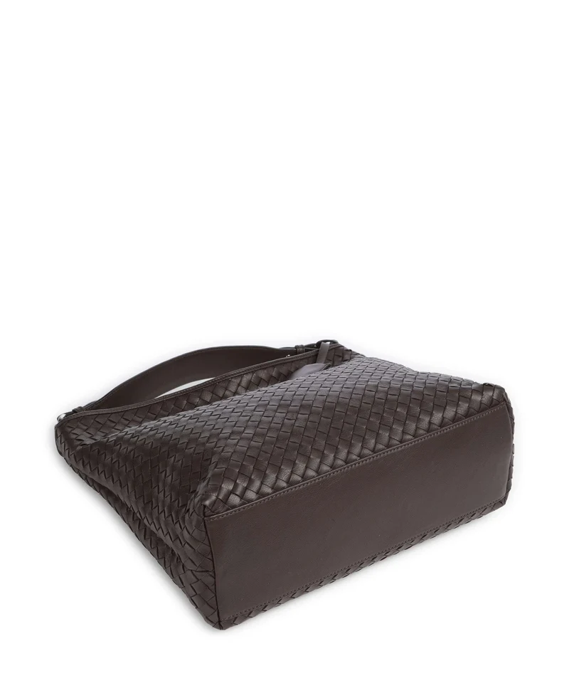 Abro Savage Elvi Small Beuteltasche dark brown/silver