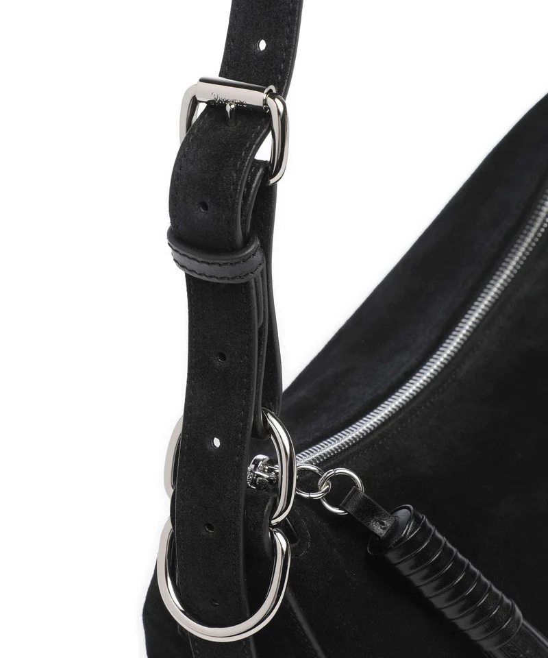 Vivienne Westwood Emma Suede Schultertasche black