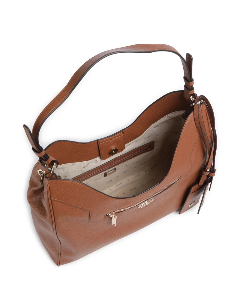 Guess Antonia Beuteltasche cognac