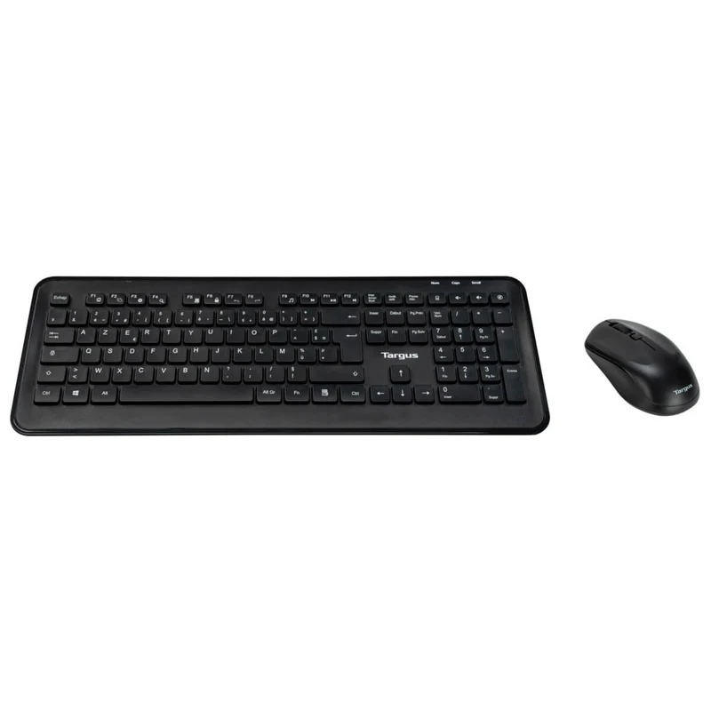 Targus® Kabellose Tastatur-Maus-Kombination in voller Größe - Schwarz (Französisch)