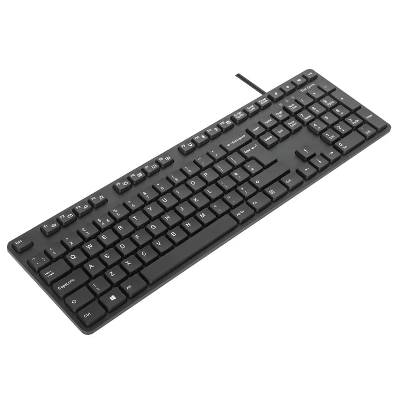 Kabelgebundene Tastatur-Maus-Kombination in voller Größe (Französisch)