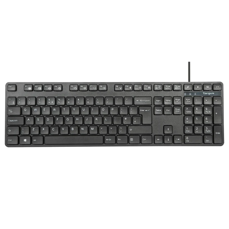 Kabelgebundene Tastatur-Maus-Kombination in voller Größe (Spanisch)