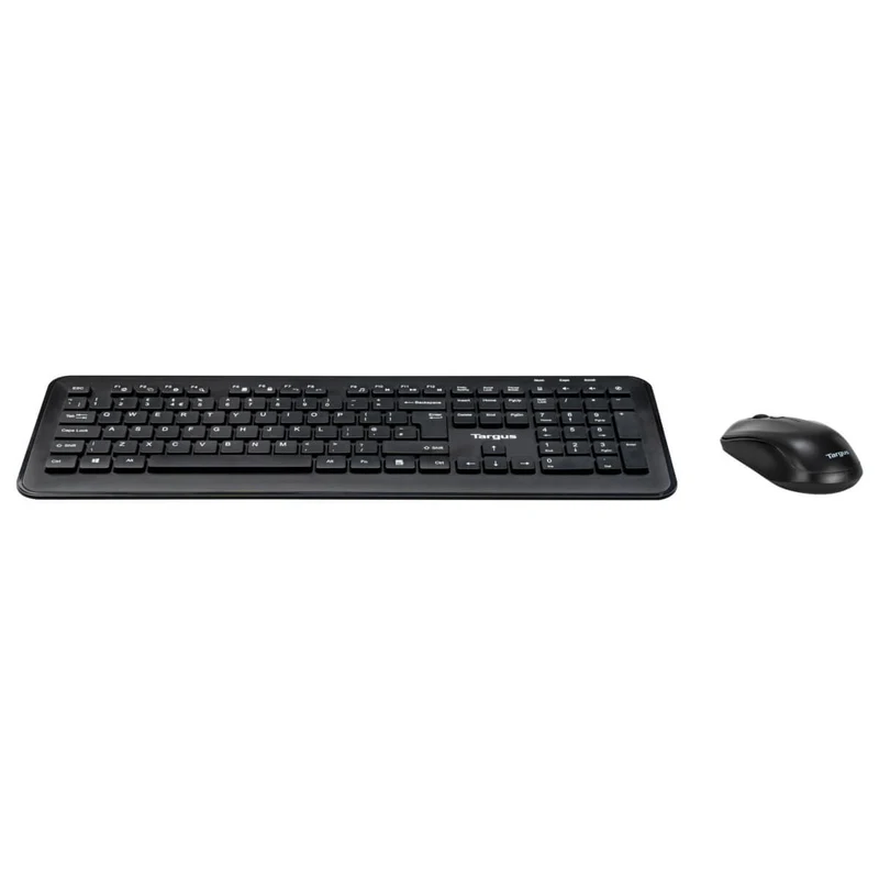 Kabellose Tastatur-Maus-Kombination in voller Größe - Schwarz (UK)