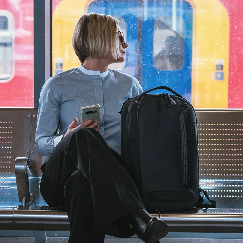 15-16" Commuter EcoSmart® Rucksack - Schwarz