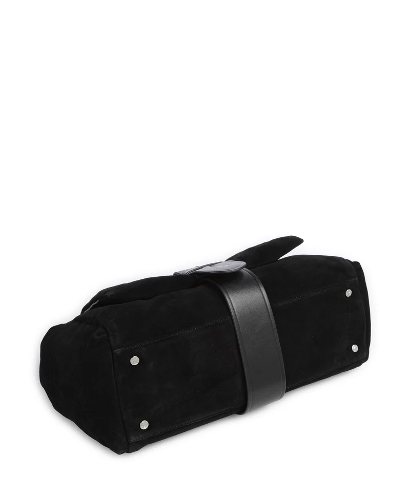 Vivienne Westwood Hazel Treasure Suede XL Schultertasche black