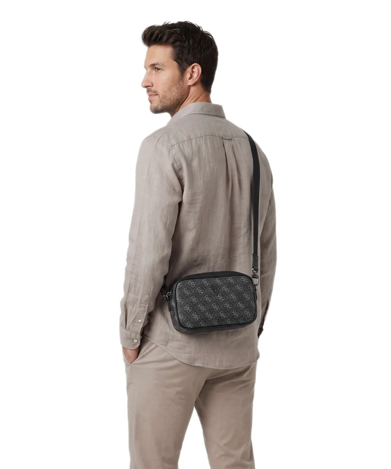 Guess Milano Small Umhängetasche dark black