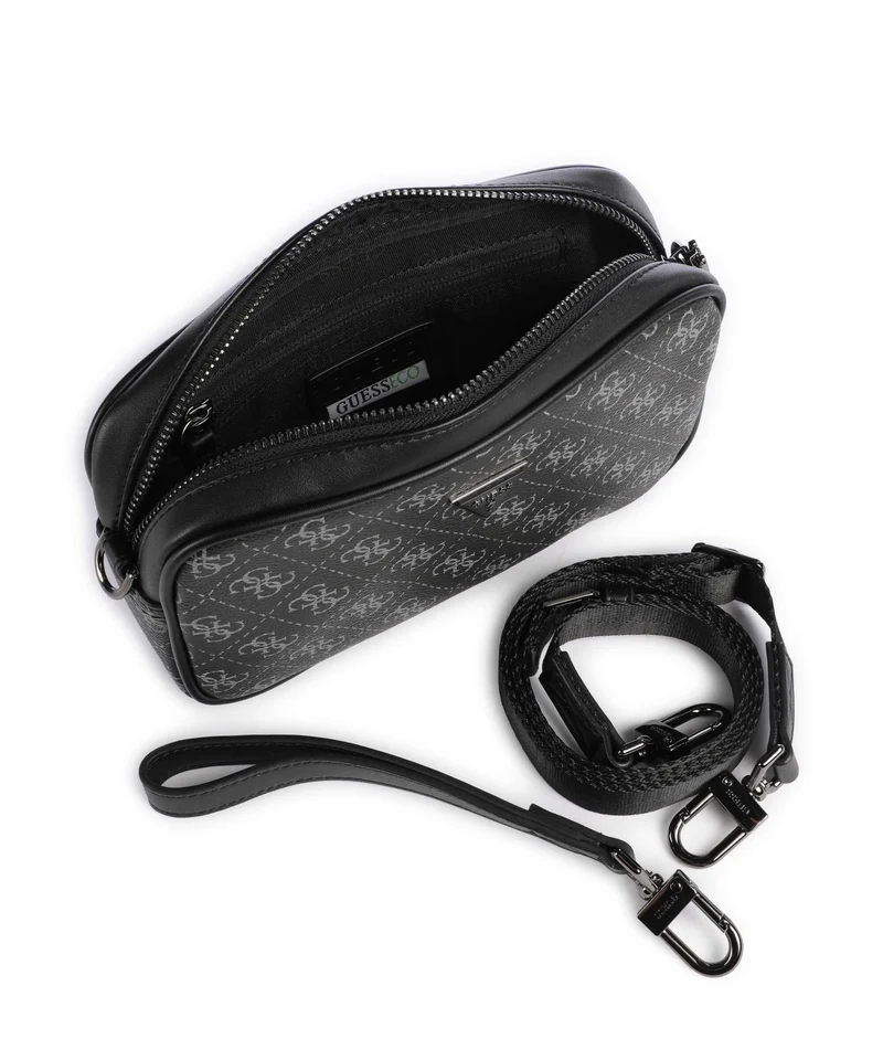 Guess Milano Small Umhängetasche dark black