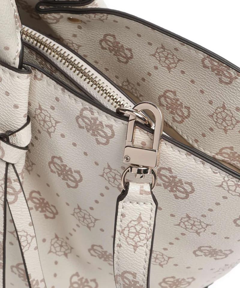 Guess Allegra Girlfriend Logo Handtasche vanilla logo