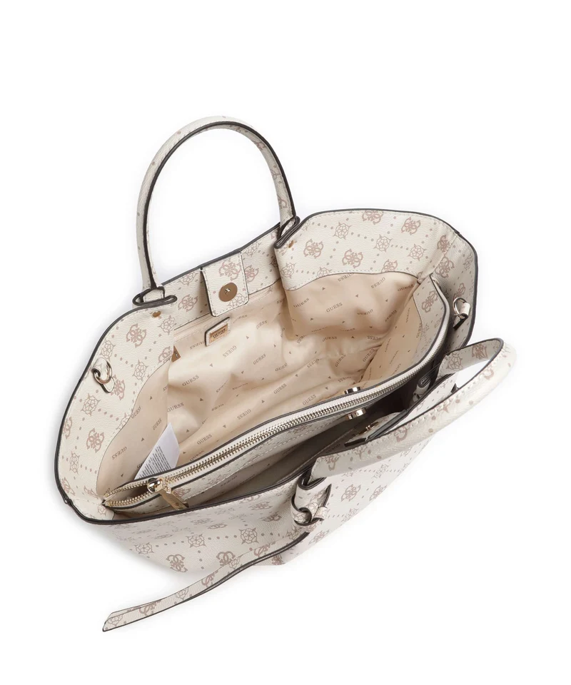 Guess Allegra Girlfriend Logo Handtasche vanilla logo