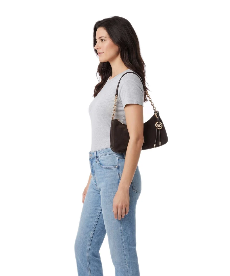 Michael Kors Nolita Medium Schultertasche chocolate