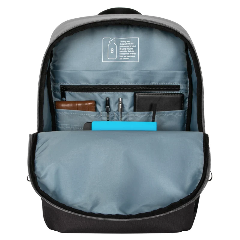 16" Sagano™ EcoSmart® Pendler-Rucksack - Schwarz/Grau