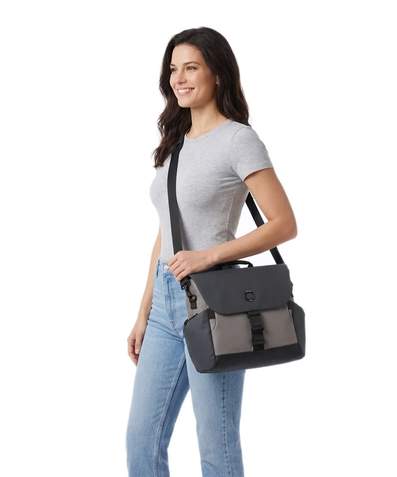 Delsey Paris Securflap Kuriertasche brown
