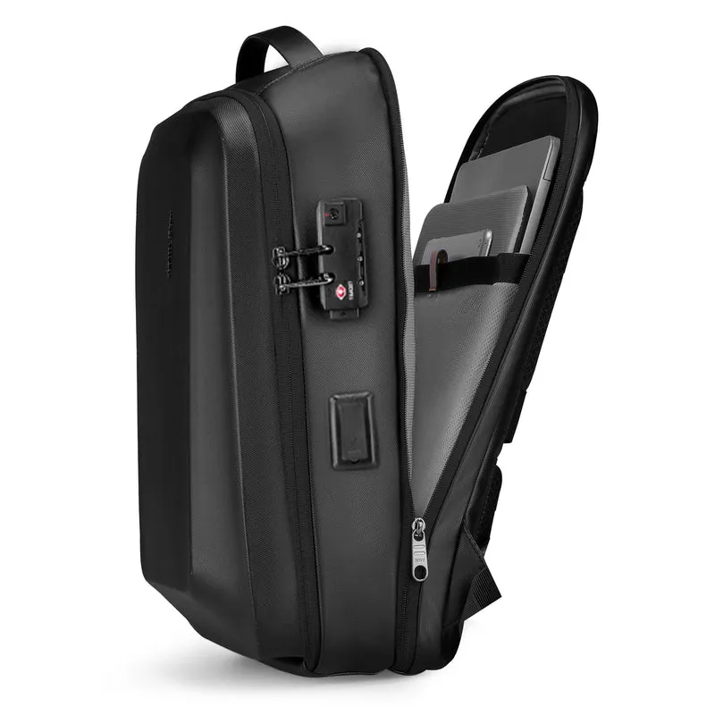 MEMPHIS: 15.6-Zoll-Business-Laptop-Rucksack mit TSA-Schloss und USB-Anschluss