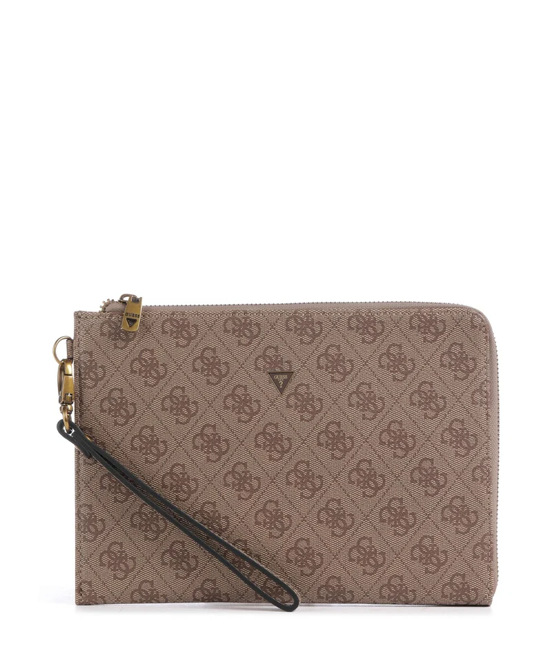 Guess Milano Medium Handgelenktasche beige/brown