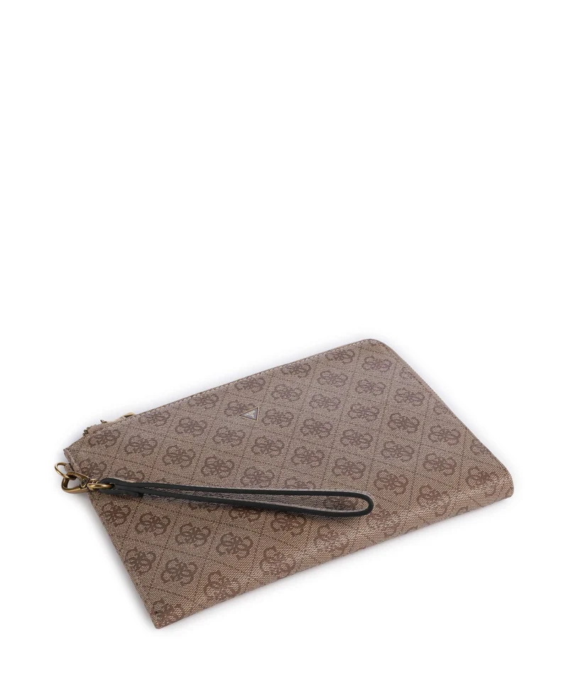 Guess Milano Medium Handgelenktasche beige/brown