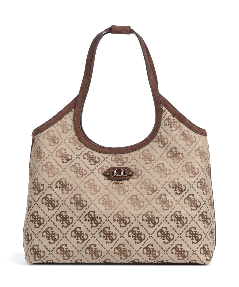 Guess Samantha Shopper latte logo/brown