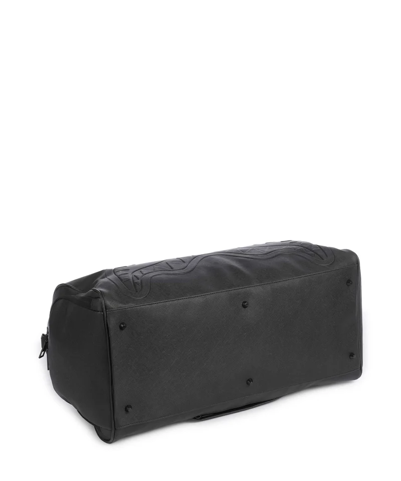 Sprayground Blacked Out Embossed Gold Tooth Weekender black