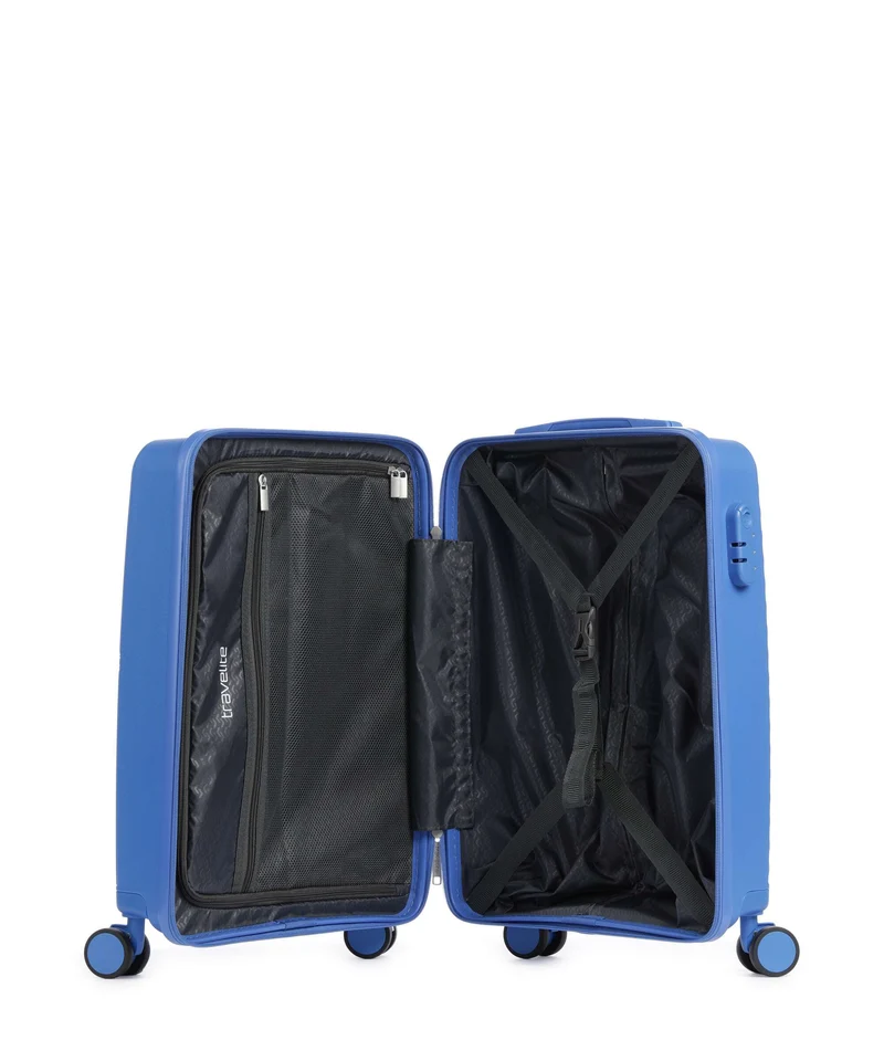 Travelite Pacific 4-Rollen Trolley blue