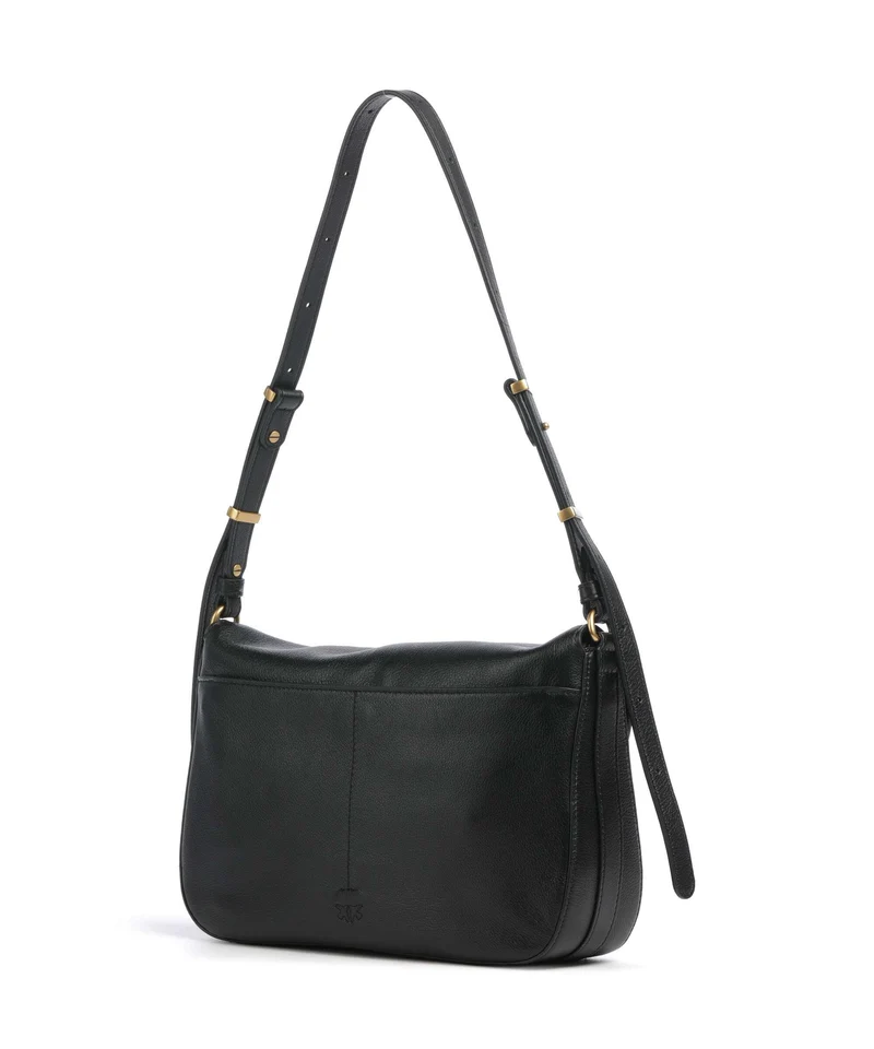 Pinko Love Classic Schultertasche nero/limousine/oro