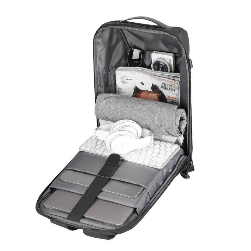 SPECTRUM: Business-Reiserucksack mit USB-Anschluss und TSA-Schloss