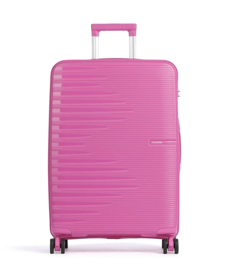 Travelite Pacific 4-Rollen Trolley pink