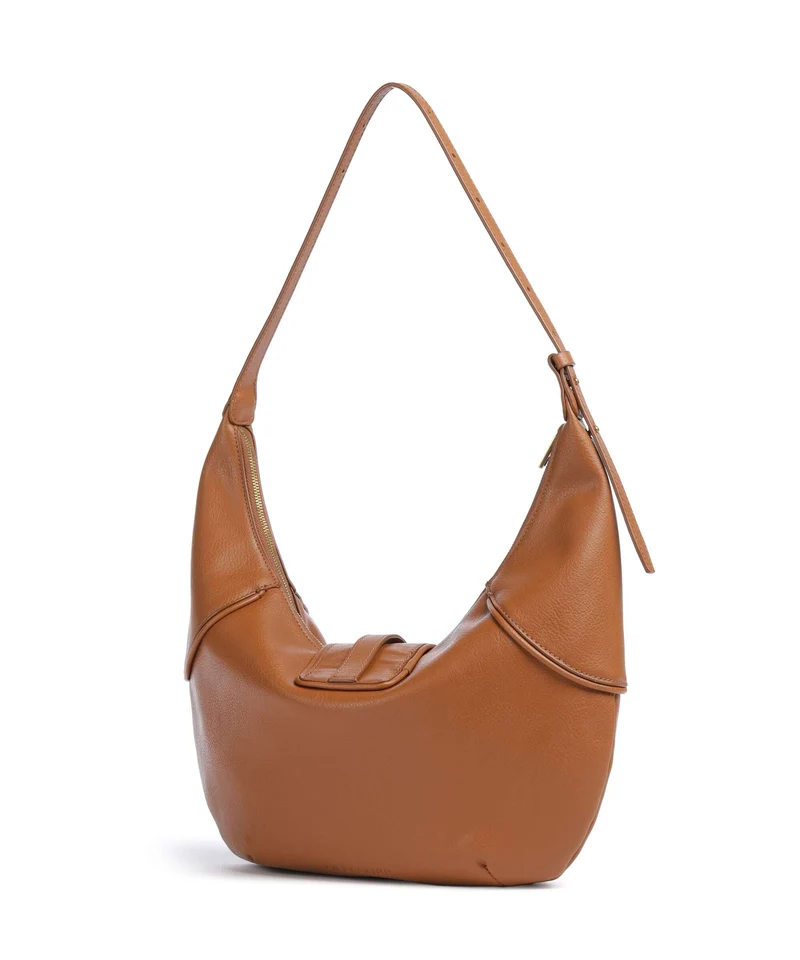 Liebeskind Ryker Cow Naturale M Beuteltasche cognac