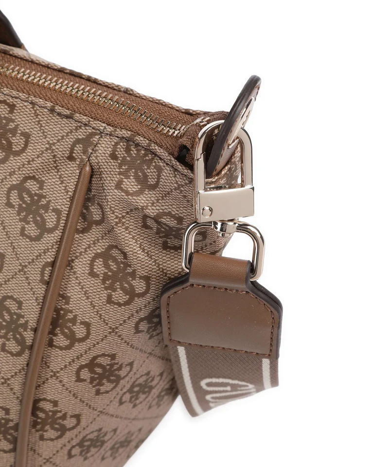 Guess Adrian Logo Small Handtasche latte logo