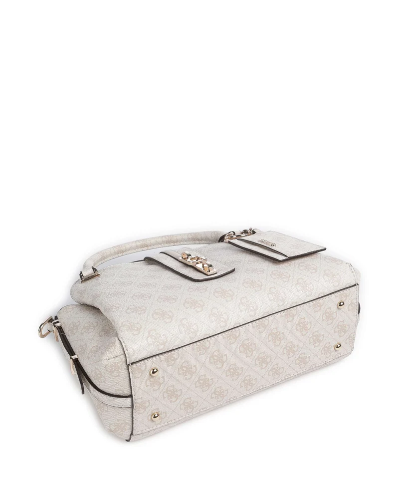 Guess Yvonne Girlfriend Logo Handtasche stone logo