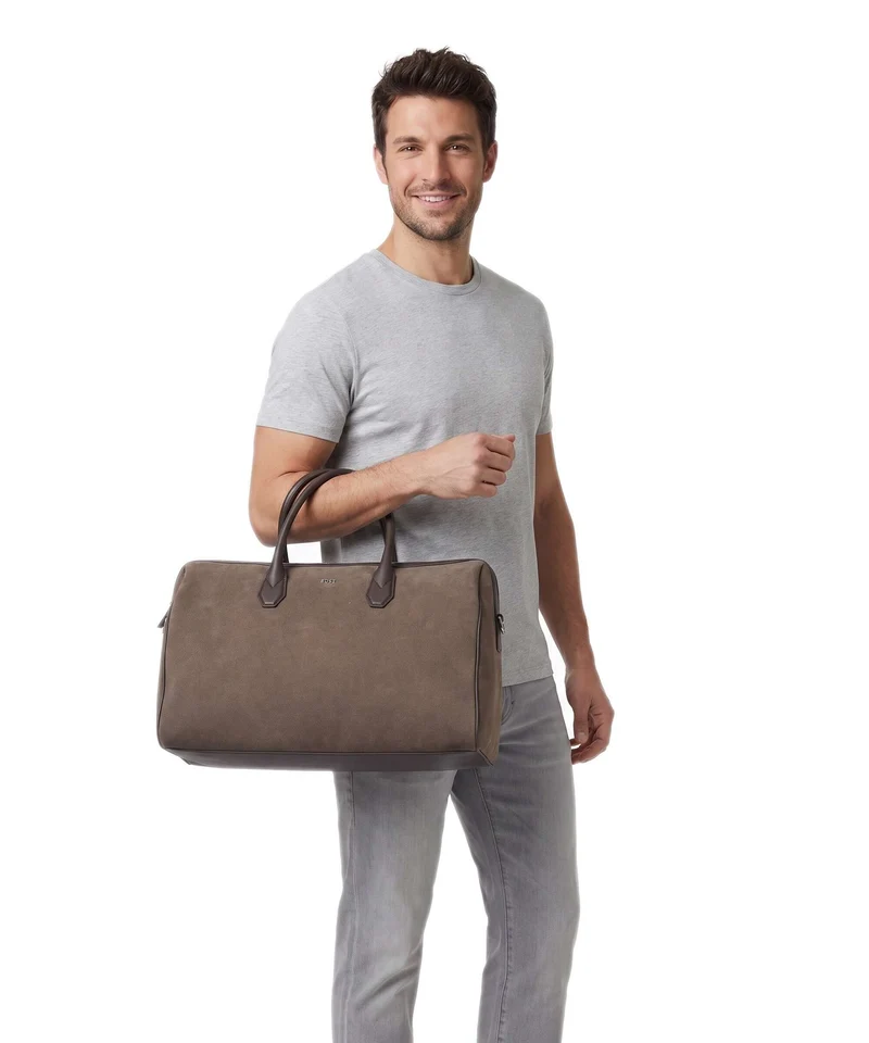 BOSS Northon Weekender open brown