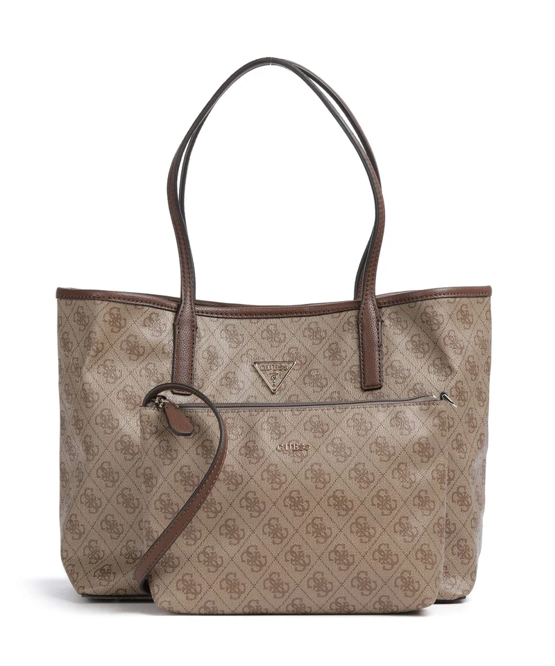 Guess Victtoria Shopper latte logo/brown