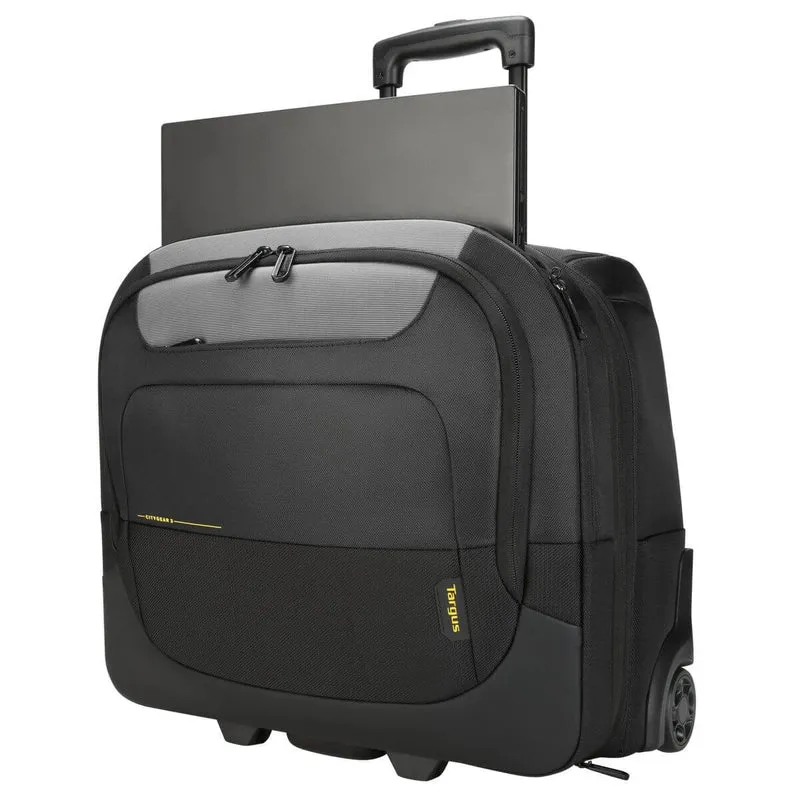 CityGear 15-17,3" Notebook Rollkoffer – Schwarz