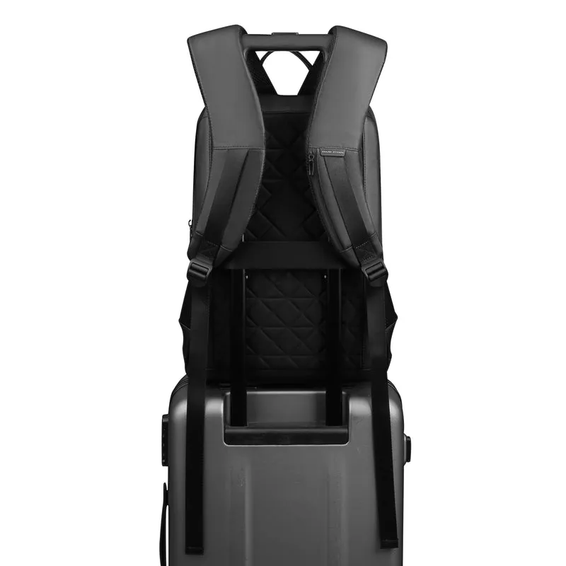 METROPOLITAN: Ultraschlanker 15.6-Zoll-Laptop-Rucksack für Arbeit und Reisen