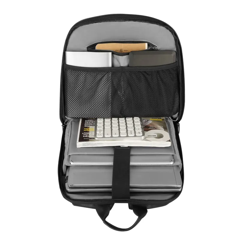 METROPOLITAN: Ultraschlanker 15.6-Zoll-Laptop-Rucksack für Arbeit und Reisen